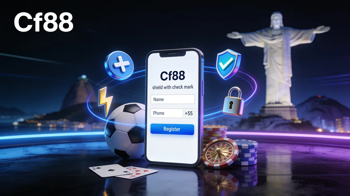 Como fazer o cadastro na cf88? para jogadores no Brasil
